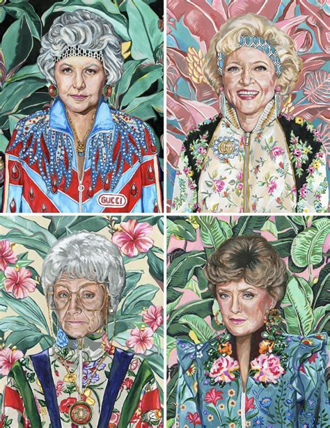 gucci golden girls art|home goods golden girls painting.